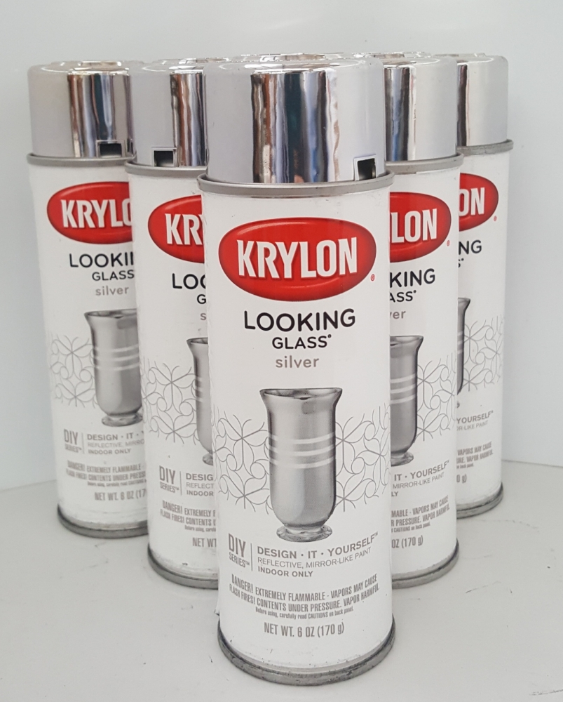 Krylon Looking Glass Mirror Spray Silver 6 PACK Caswell Australia