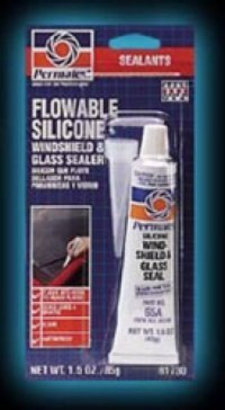 PERMATEX® Flowable Silicone Windshield and Glass Sealer 