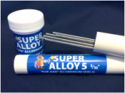 Cecil Muggy Super Alloy 5 3/32 Aluminum Alloy Rods and Powder Flux