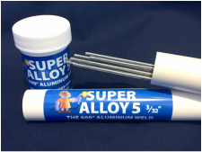 Cecil Muggy Super Alloy 5 3/32 Aluminum Alloy Rods and Powder Flux