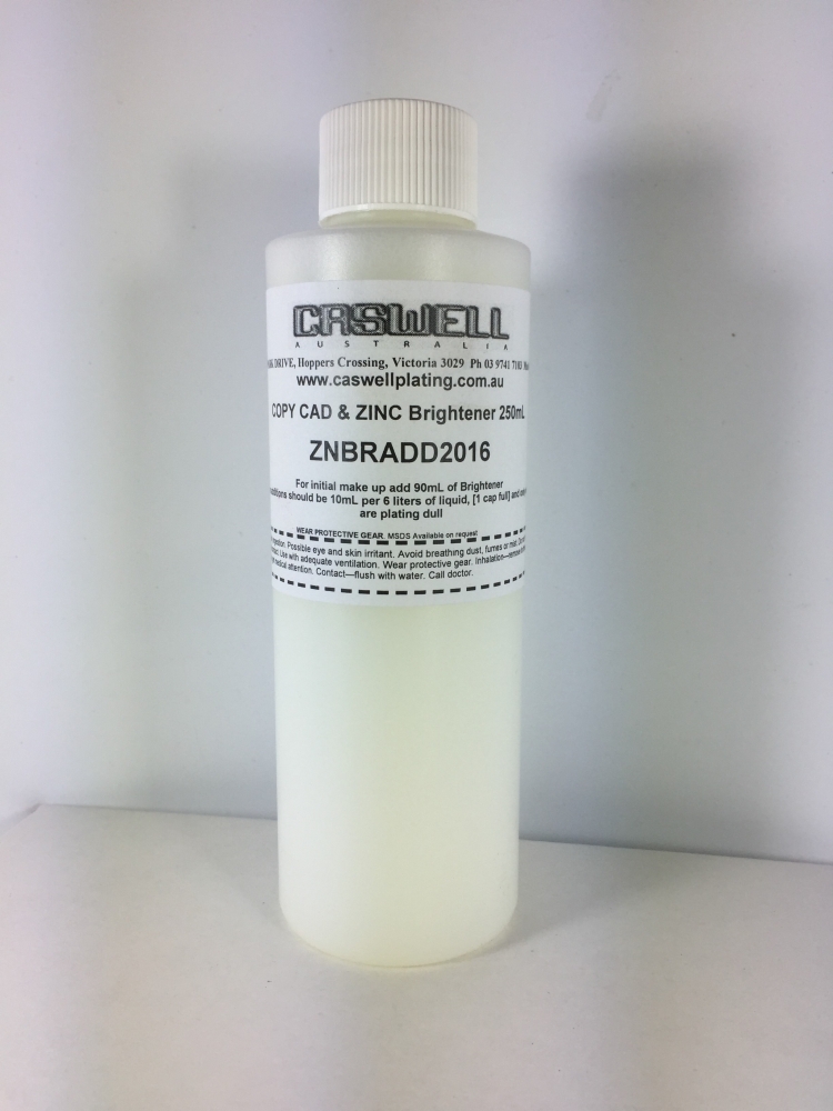 Zinc Brightener Caswell Australia
