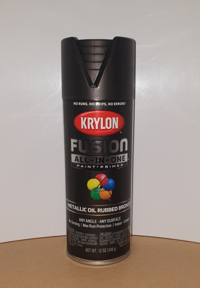 Krylon Fusion All-In-One Gloss Oil Rubbed Bronze Metallic Spray Paint and  Primer In One (NET WT. 12-oz in the Spray Paint department at