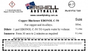 Copper Blackener EBONOL C-50 5 LITRE