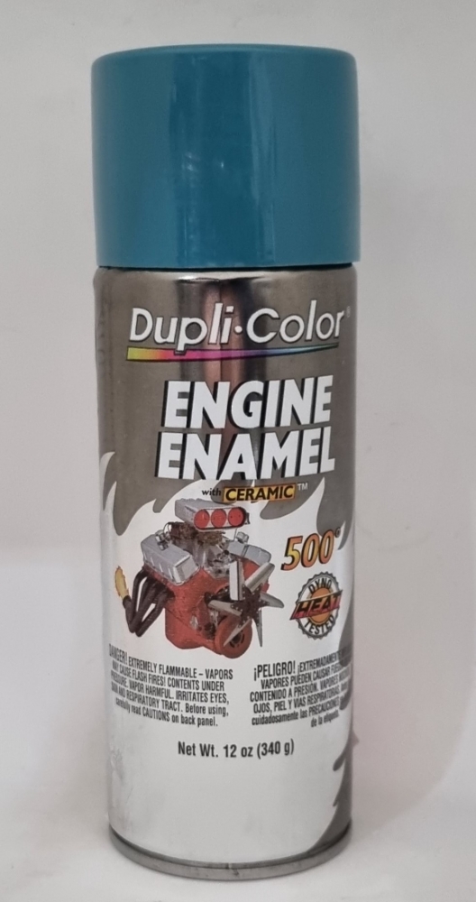 Blue Metallic Engine Paint