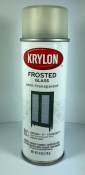 Krylon frosted glass finish paint