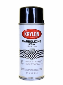 Krylon Webbing Marbelizing Spray - Black Lava