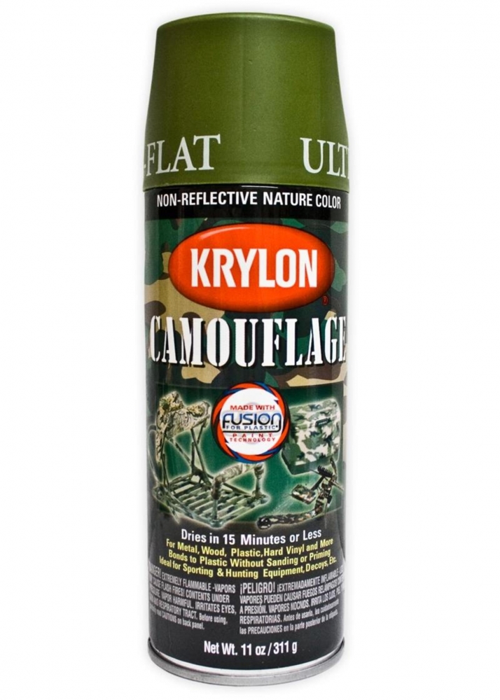 Krylon Fusion Camouflage - WOODLAND LIGHT GREEN | Caswell Australia